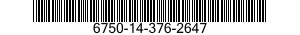 6750-14-376-2647  6750143762647 143762647