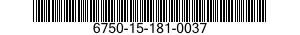 6750-15-181-0037 TONER,PHOTOGRAPHIC 6750151810037 151810037