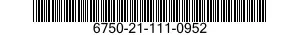 6750-21-111-0952  6750211110952 211110952