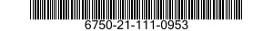 6750-21-111-0953  6750211110953 211110953