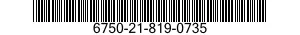 6750-21-819-0735 PAPER,COPYING,DIAZO PROCESS 6750218190735 218190735