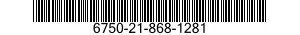 6750-21-868-1281  6750218681281 218681281