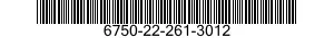 6750-22-261-3012  6750222613012 222613012