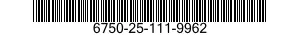 6750-25-111-9962 DEVELOPER STARTER,PHOTOGRAPHIC 6750251119962 251119962