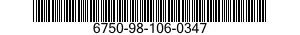 6750-98-106-0347 PAPER,PHOTOGRAPHIC 6750981060347 981060347