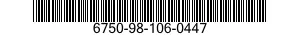 6750-98-106-0447 PAPER,PHOTOGRAPHIC 6750981060447 981060447