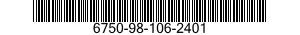 6750-98-106-2401 DEVELOPER,PHOTOGRAPHIC 6750981062401 981062401