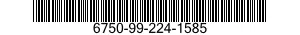 6750-99-224-1585 DEVELOPER,PHOTOGRAPHIC 6750992241585 992241585