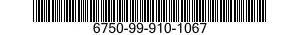6750-99-910-1067 PLATE,PHOTOGRAPHIC 6750999101067 999101067
