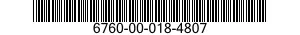 6760-00-018-4807  6760000184807 000184807