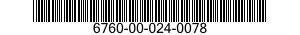 6760-00-024-0078  6760000240078 000240078