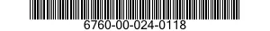 6760-00-024-0118  6760000240118 000240118