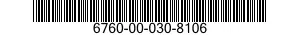 6760-00-030-8106  6760000308106 000308106