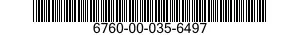 6760-00-035-6497  6760000356497 000356497