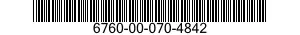 6760-00-070-4842  6760000704842 000704842