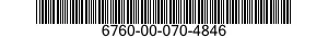 6760-00-070-4846  6760000704846 000704846