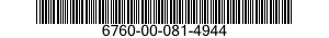 6760-00-081-4944  6760000814944 000814944