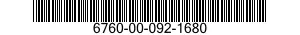 6760-00-092-1680  6760000921680 000921680