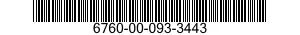 6760-00-093-3443  6760000933443 000933443
