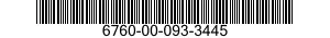 6760-00-093-3445  6760000933445 000933445