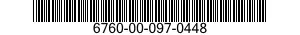 6760-00-097-0448  6760000970448 000970448