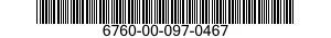 6760-00-097-0467  6760000970467 000970467