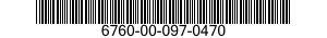 6760-00-097-0470  6760000970470 000970470