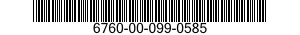 6760-00-099-0585  6760000990585 000990585