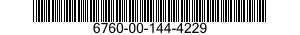 6760-00-144-4229  6760001444229 001444229