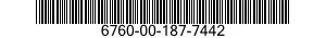 6760-00-187-7442  6760001877442 001877442