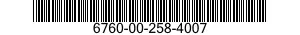 6760-00-258-4007  6760002584007 002584007