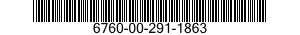 6760-00-291-1863  6760002911863 002911863