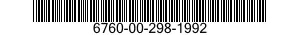6760-00-298-1992  6760002981992 002981992