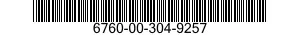 6760-00-304-9257  6760003049257 003049257