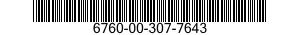 6760-00-307-7643  6760003077643 003077643
