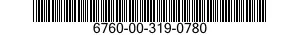 6760-00-319-0780  6760003190780 003190780