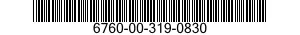 6760-00-319-0830  6760003190830 003190830