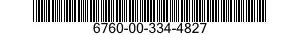 6760-00-334-4827  6760003344827 003344827
