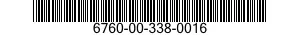 6760-00-338-0016  6760003380016 003380016