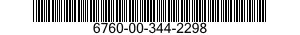 6760-00-344-2298  6760003442298 003442298