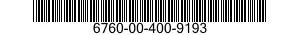 6760-00-400-9193  6760004009193 004009193