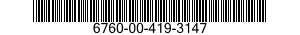 6760-00-419-3147  6760004193147 004193147