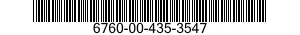 6760-00-435-3547  6760004353547 004353547