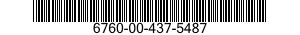 6760-00-437-5487  6760004375487 004375487