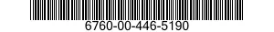 6760-00-446-5190  6760004465190 004465190