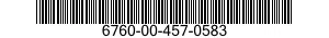 6760-00-457-0583  6760004570583 004570583