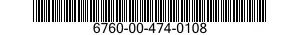 6760-00-474-0108  6760004740108 004740108