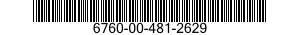 6760-00-481-2629  6760004812629 004812629
