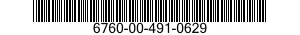 6760-00-491-0629  6760004910629 004910629