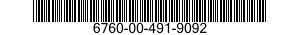 6760-00-491-9092  6760004919092 004919092